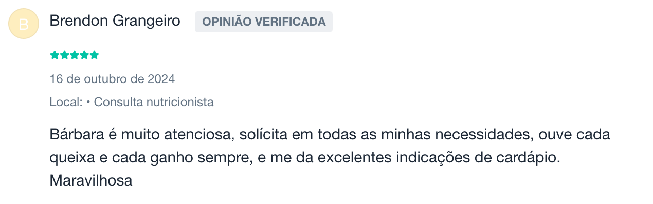 Nutricionista Barbara Moraes Depoimentos Pacientes Perda de Peso