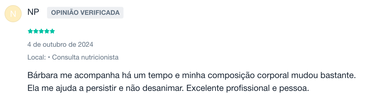 Nutricionista Barbara Moraes Depoimentos Pacientes Perda de Peso
